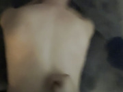 Amateur gets fucked by shemale balls deep in homemade video and cums