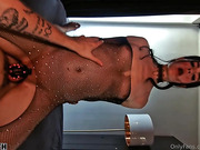 Dutch sissy fucked in chastity by her hairy man