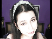 Cute tgirl DaniTheCutie lactates from her small breasts just for you