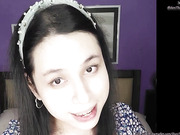 Your doll tgirlfriend Dani gave you a quick footjob