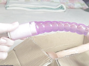 Cute tgirl DaniTheCutie tries using "traditional" anal beads