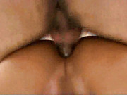 Shemale fucked by two throbbing cocks