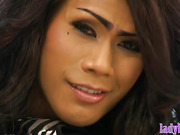 Tall ladyboy fucking a guy up his ass and he bangs her ass too