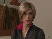 Masseuse Nina Lawless gets kinky with her mature client