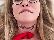 Busty trans gets her big ass creampied by a big cock