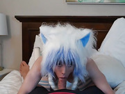 TS cuttie anal fucked and cums