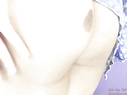 Pretty tranny DaniTheCutie gets fucked rough by a dildo machine 2 in 1