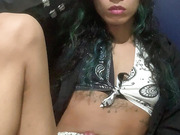 Teen trans Yasmim Mayers Masturbate solo in home