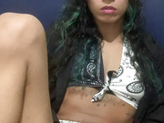 Teen trans Yasmim Mayers Masturbate solo in home