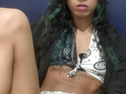 Teen trans Yasmim Mayers Masturbate solo in home