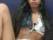 Teen trans Yasmim Mayers Masturbate solo in home