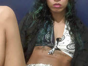 Teen trans Yasmim Mayers Masturbate solo in home