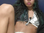 Teen trans Yasmim Mayers Masturbate solo in home