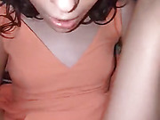 Young amateur tgirl enjoys sucking and taking a BBC