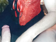 Tawny sucking and riding cock Sperm Donor #234