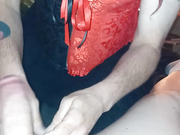 Tawny sucking and riding cock Sperm Donor #234