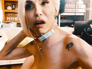 Althletic blonde MILF fucking her date hard & making him moan