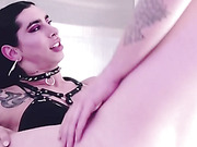 Dominant shemale have fun fucking her boytoy