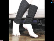 Your pretty doll tgirlfriend DaniTheCutie shows off her soft feet