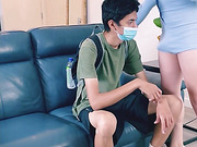 Seductive TS MILF Breeding The Delivery Boy