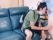 Seductive TS MILF Breeding The Delivery Boy