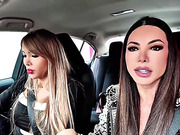 Lucky guy fuck two of the most gorgeous trannies