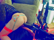 Taking 11 1/2 inches of BBC from my Fuck Machine