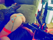 Taking 11 1/2 inches of BBC from my Fuck Machine