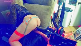 Taking 11 1/2 inches of BBC from my Fuck Machine