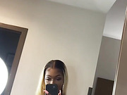 Ebony tgirl fucks her masked client at his hotel
