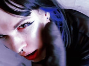 Cute Goth Trans Savors BBC