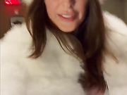 Trans hottie in chastity sucks and takes monster black cock