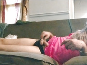 Wearing pink horny