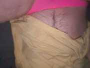 Pink thong