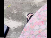 you cant stop staring at shy tgirl's hot feet DaniTheCutie