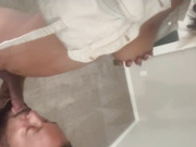 Ebony TsStarr feeding her bitchboy