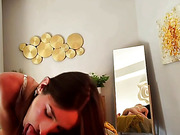 Rock hard tgirl hottie flip fucks her tattooed boyfriend