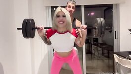 Sexy femboy gets anal fucked all over the place