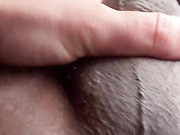 Black tgirl outdoor oral and raw anal pounding