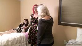 Cute tranny Chelsea gets her dick sucked by her new roommate