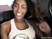 Brazilian tranny gets her ass slammed by hard man meat