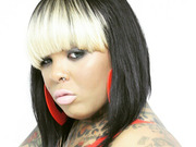 Angie taking dick in her tranny pussy