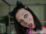 Kinky shemales enjoyed fucking each others asses on the bed