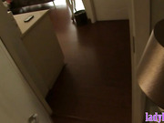 Huge cock ladyboy takes another big cock deep inside her ass