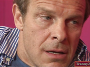 Stunning tranny Natalie Foxx gets her tight asshole fucked