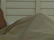 Horny tranny Aspen shows off her fucking skills