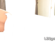 Beautiful shemale teen gives splendid good mornig sex