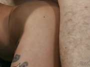 Wolf Dudson fucks sexy mature shemale