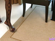 MILF ladyboy looks amazing in this dinner date ass fucking