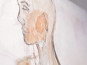 Naughty Danni posing for the artist